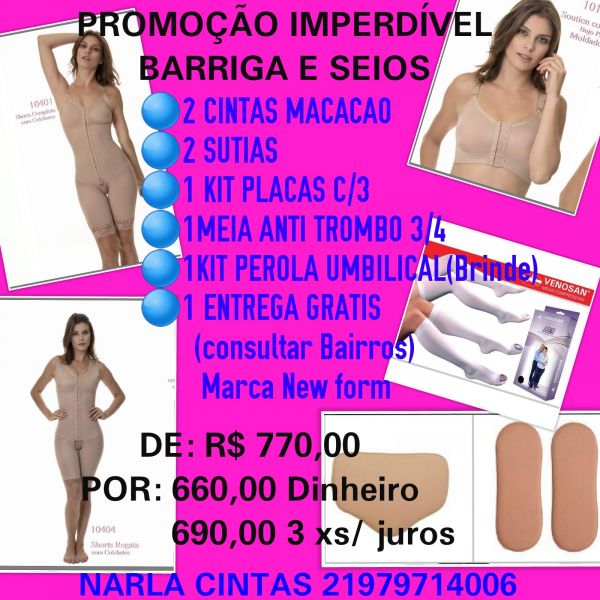 KIT CIRIRURGICO NEW FORM BARRIGA E SEIOS